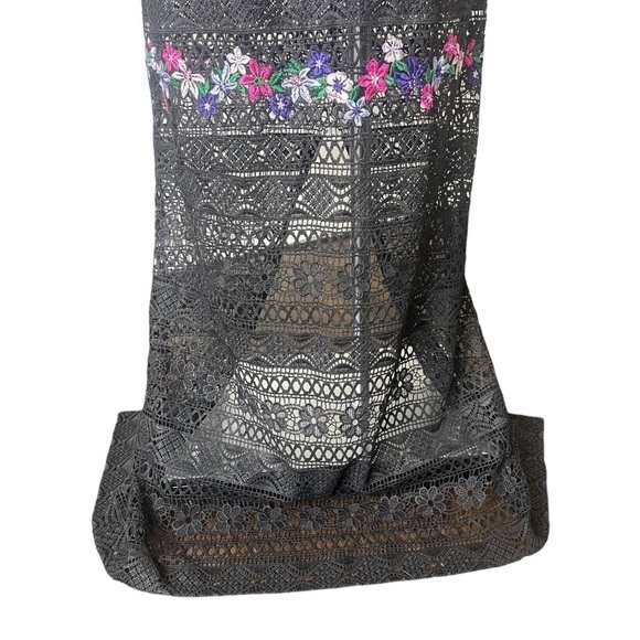 Tadashi Shoji Fletcher Embroidered Mid-Length Dress - Picture 6 of 13